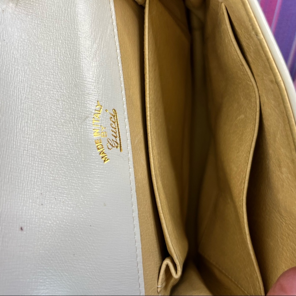 GUCCI Mini Top Handle VTG Leather 60s Bag - Picture 7 of 10